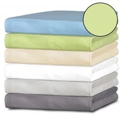 Jersey-Spannbettlaken grün 100x200 cm - Weich & Atmungsaktiv