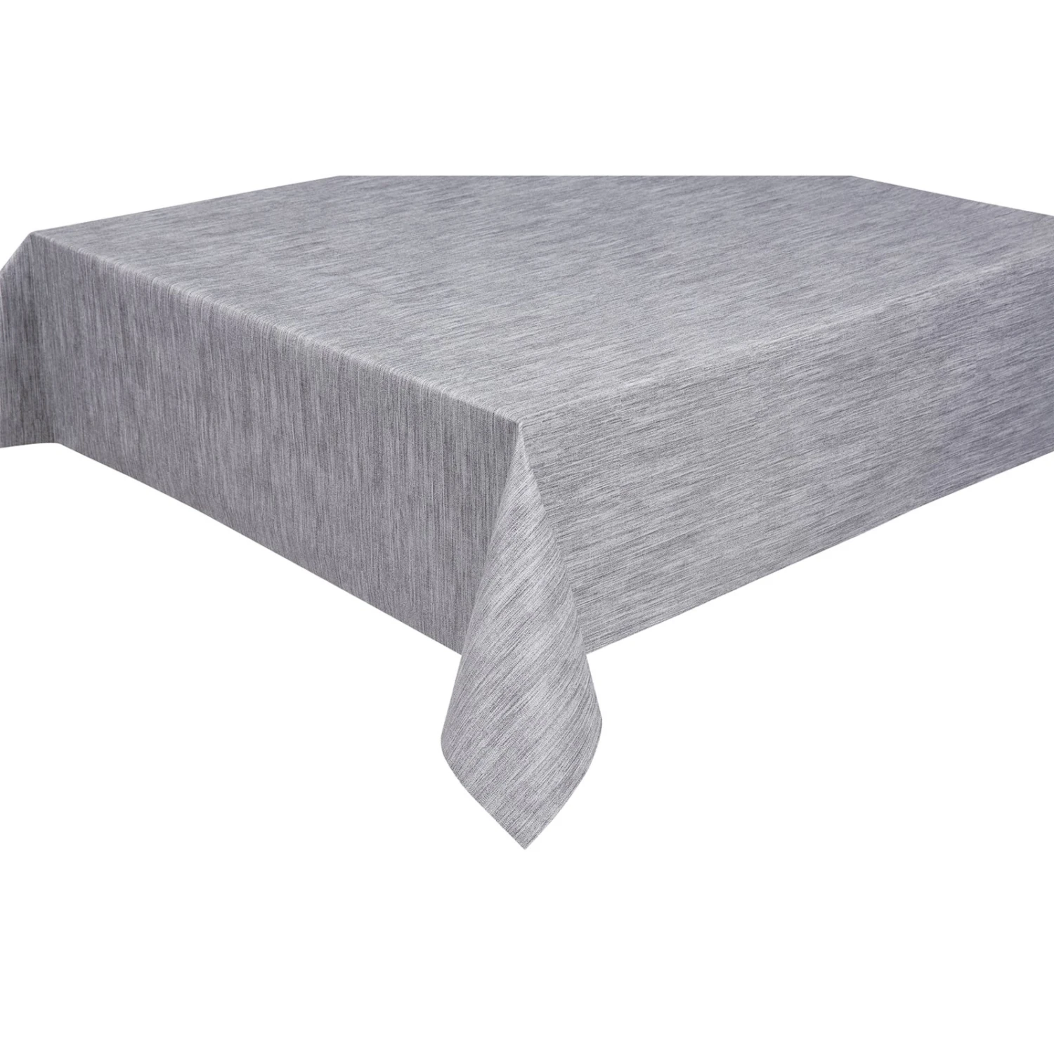 Tischdecke - silbergrau - Leinenoptik - 140 cm breit 4 Tischdecke - silbergrau - Leinenoptik - 140 cm breit – Bild 2