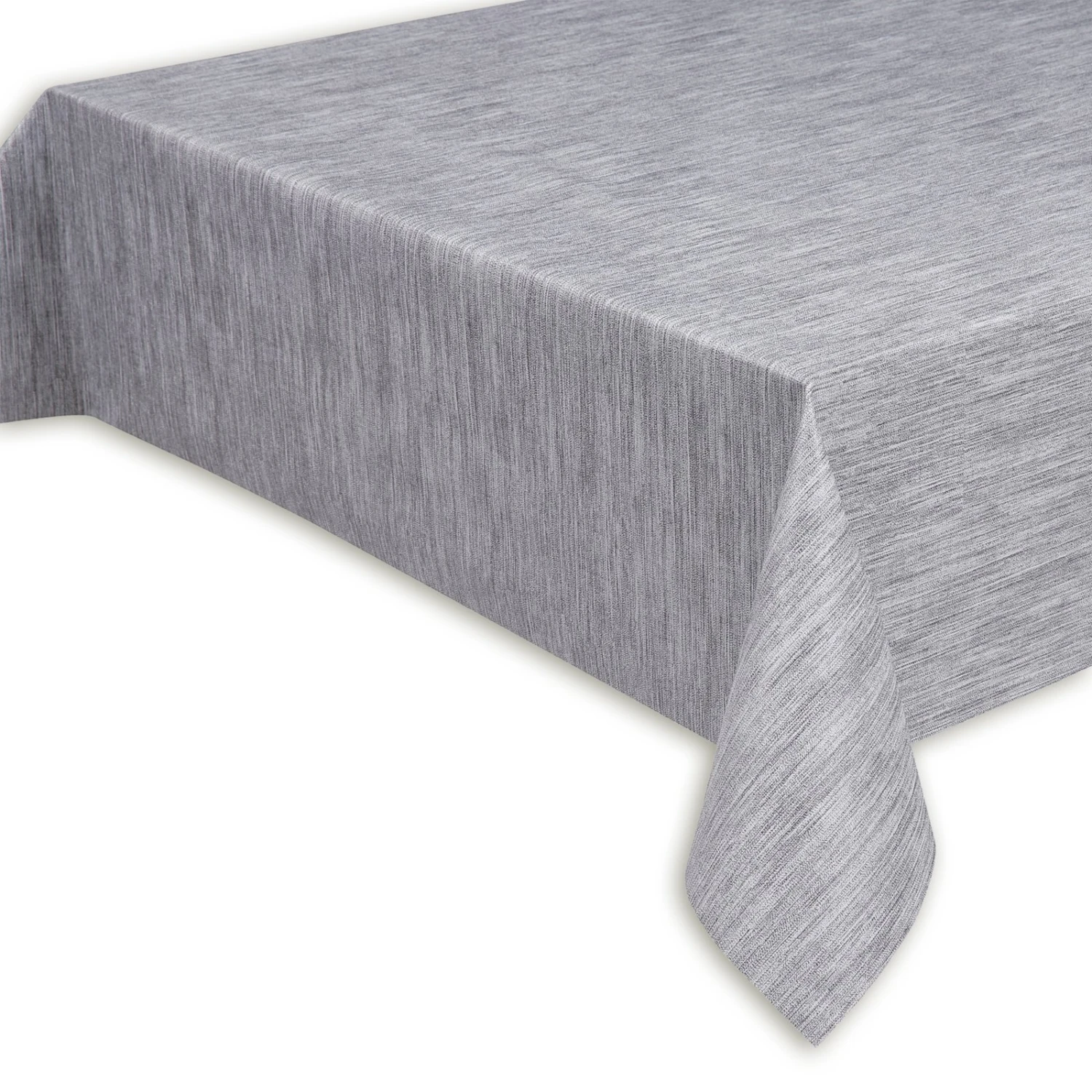 Tischdecke - silbergrau - Leinenoptik - 140 cm breit 3 Tischdecke - silbergrau - Leinenoptik - 140 cm breit