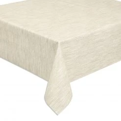 Tischdecke Leinenoptik - 140 cm breit - Elegante Tischdekoration