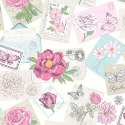 Stoff - Blumenprägung - 140 cm | Hochwertige Meterware für kreative Projekte