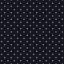 Schwarzer Stoff mit Punkten - 140 cm breit - Stoffe & Meterware