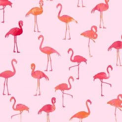 Jersey-Stoff - rosa-rot - Flamingo - 160 cm breit