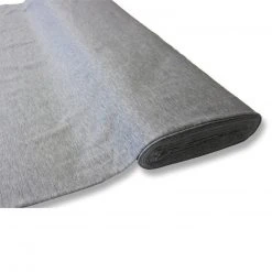 Stoff - grau meliert - 155 cm breit