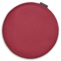 Stuhlkissen weinrot Ø 35 cm - Hochwertiges Sitzkissen für Esszimmerstühle