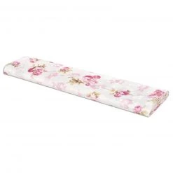 Stoff - weiß-rosa Rosenmuster - 140 cm breit - Hochwertige Meterware | Stoffe & Meterware