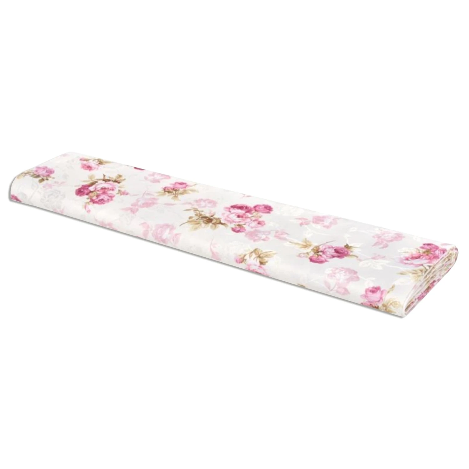 Stoff - weiß-rosa Rosenmuster - 140 cm breit - Hochwertige Meterware | Stoffe & Meterware 3 Stoff - weiß-rosa Rosenmuster - 140 cm breit - Hochwertige Meterware | Stoffe & Meterware