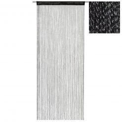 Fadenvorhang - schwarz - 90x245 cm