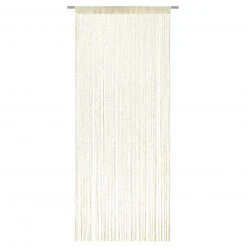 Fadenvorhang - weiß - 90x245 cm