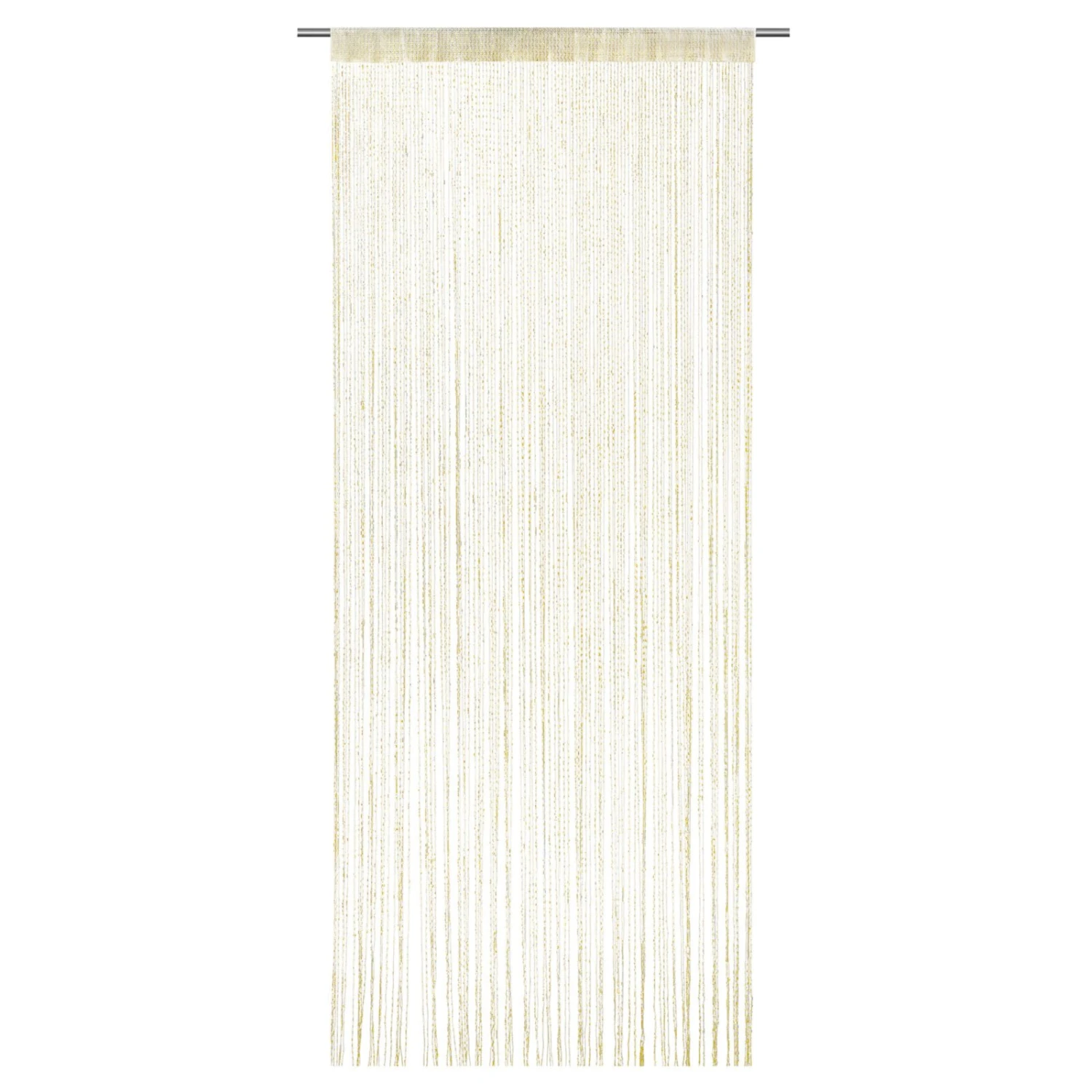 Fadenvorhang - weiß - 90x245 cm 3 Fadenvorhang - weiß - 90x245 cm