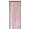 Fadengardine rot mit metallischem Glanz - 90x245 cm | Elegante Fensterdekoration -Heimtextilien Verkäufe 2353002405 1600Wx1600H