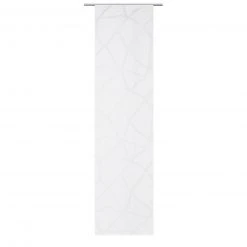 Schiebevorhang-Set Mosaik Weiß 60x245 cm - Elegante Raumgestaltung