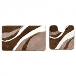 Beige 2-teilige Badgarnitur - Hochwertige Badtextilien für Ihr Zuhause