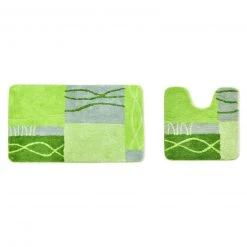 Calimosa Badgarnitur - 2-teilig, grün - Hochwertige Badtextilien für stilvolles Badezimmer