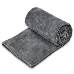 homara Microfleecedecke - grau - Polyester- 220x240 cm