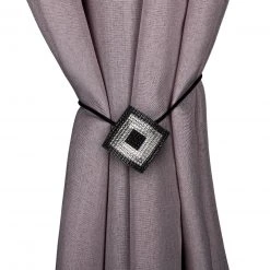 Raffhalter schwarz-silber magnetisch | Premium Vorhanghalter für Gardinen -Heimtextilien Verkäufe 2353004602 02 1600Wx1600H