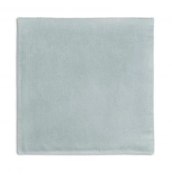 Homara Kissenhülle Silbergrau 48x48 cm - Luxuriöser Sofakissenbezug