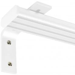 Wandträger für Gardinenschiene - weiß - 2er Pack