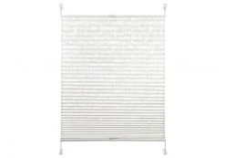 homara Plissee - weiß - grafisch - 40x130 cm