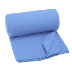 Fleecedecke blau - 130x160 cm - Kuschelweiche Tagesdecke für Zuhause -Heimtextilien Verkäufe 2353008513 09 1600Wx1600H