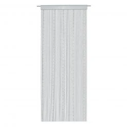 Fadenvorhang - silber - 90x245 cm