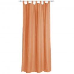 Luca Bessoni 2er-Set Schlaufenschals - Orange - 135x245 cm - Transparente Gardinen & Vorhänge