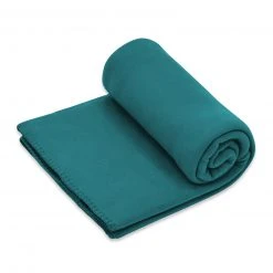 CleverPick Fleecedecke - Petrol - 130x160 cm | Kuschelig warme Tagesdecke