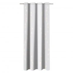 Schlaufenschal mit Lichterketten - Weiß - 140x240 cm | Transparente Gardinen & Vorhänge