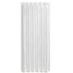 Schlaufenschal weiß 140x235 cm - Transparente Gardine - Elegant & Lichtdurchlässig