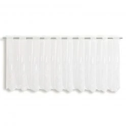 Scheibengardine - weiß - 140x45 cm