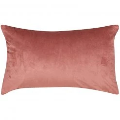 Rosé Samt Sofakissen 30x50 cm - Elegantes Kissen für Ihr Zuhause