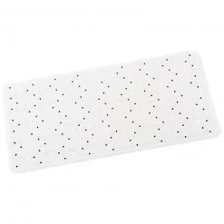 Calimosa Wanneneinlage - wollweiß - 34x74 cm - Weiche & rutschfeste Duschmatte für sicheres Baden