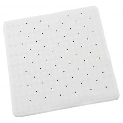 Calimosa Duscheinlage - wollweiß - 53x53 cm | Hochwertige Duschmatte für Komfort und Stil