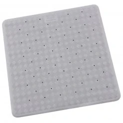 Calimosa Duscheinlage Anthrazit 53x53 cm - Rutschfeste Duschmatte für sicheren Komfort