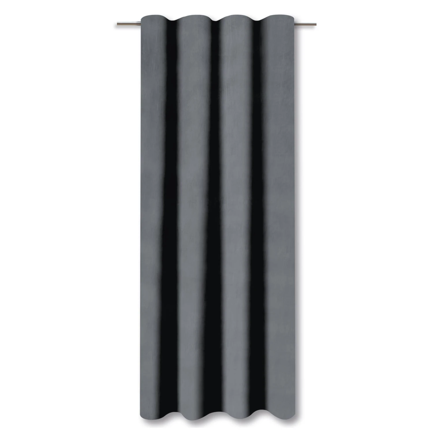 Kombischal - anthrazit - Samtoptik - 135x245 cm 3 Kombischal - anthrazit - Samtoptik - 135x245 cm