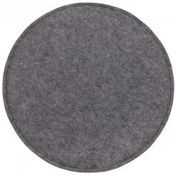 Sitzkissen aus Filz - Grau - Ø 35 cm - Gartenmöbel Auflage