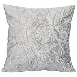 Kissen - silber - 48x48 cm