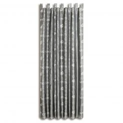 Schlaufenschal - Silber - 140x235 cm - Elegante blickdichte Gardinen für Ihr Zuhause