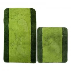 Calimosa Badgarnitur - Grüne Microfaser 2-teilig | Weich & Saugfähig