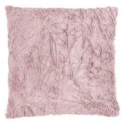 Altrosa Plüschkissen 45x45 cm - Weiches Sofakissen für Wohnzimmer & Schlafzimmer