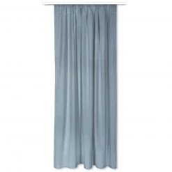 Verdunklungsvorhang hellblau 140x245 cm - Blickdichter Vorhang für optimalen Schlaf