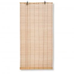 Bambus-Raffrollo - hellbraun - 60x160 cm