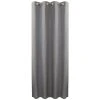 Ösenvorhang - anthrazit Melange - 140x245 cm