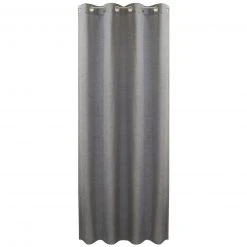 Ösenvorhang - anthrazit Melange - 140x245 cm