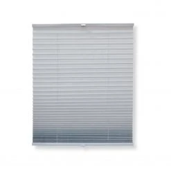 Plissee-Faltstore - silber - Crash Optik - 40x130 cm