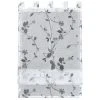 Raffrollo - weiß-grau - mit Blumen - 60x140 cm -Heimtextilien Verkäufe 2353059300 1600Wx1600H
