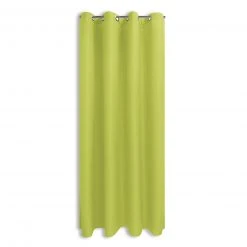 Ösenvorhang - grün - 140x245 cm