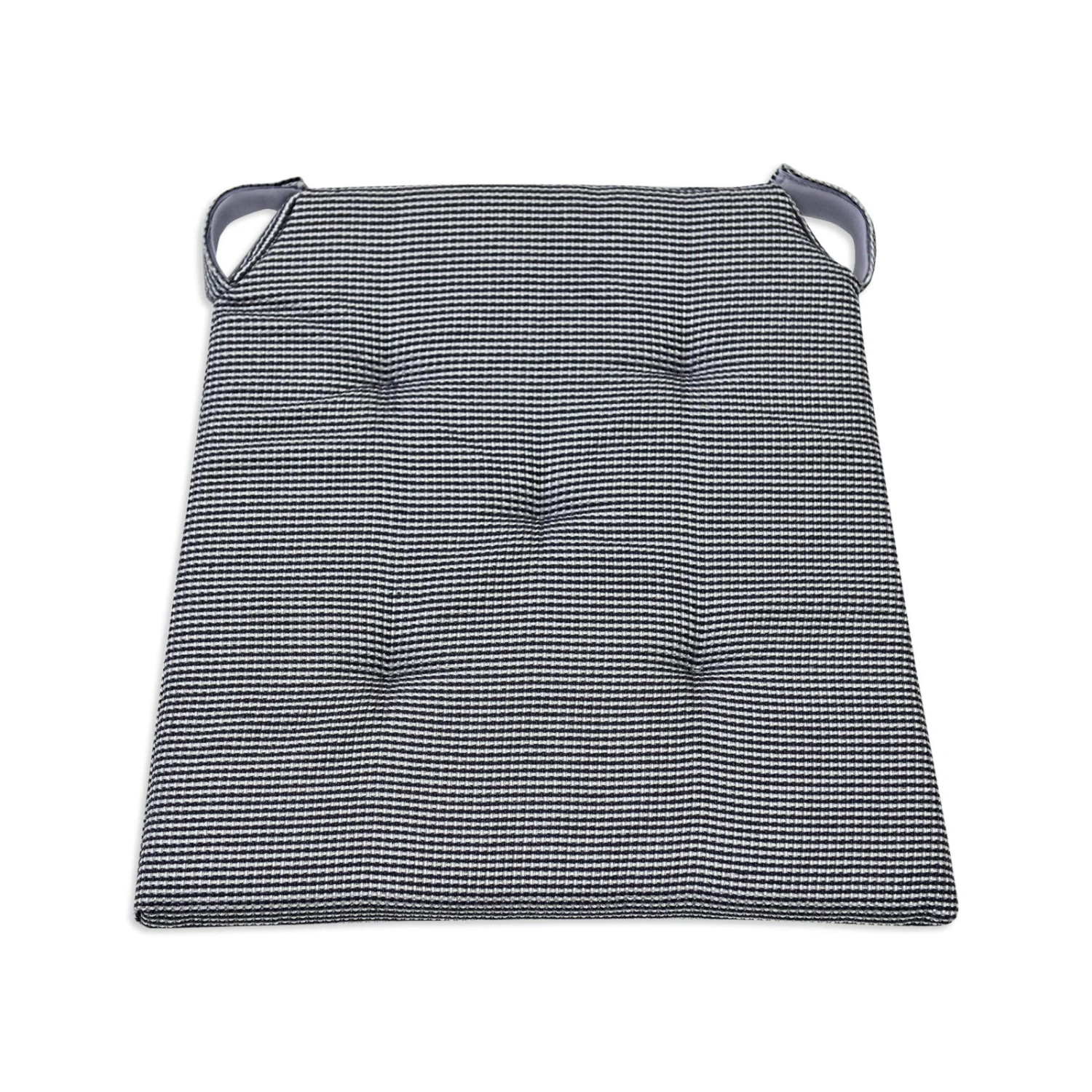 Graues Sitzkissen 40x42 cm - Bequemes Stuhlkissen für Esszimmer 3 Graues Sitzkissen 40x42 cm - Bequemes Stuhlkissen für Esszimmer