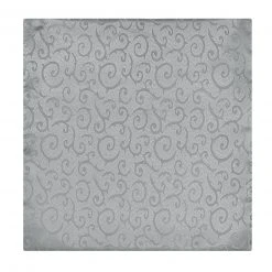 Homara Kissenhülle - Silber - Jacquard - 50x50 cm - Hochwertiger Sofakissenbezug