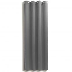 Verdunklungsvorhang - silber - 140x175 cm